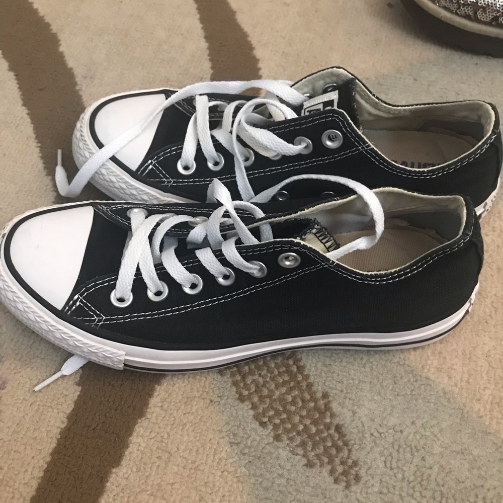 Black Converse Low Tops